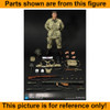 Ryan 101st Airborne - Helmet w/ Net Cover (Metal) - 1/6 Scale Part - DID