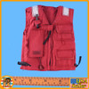 Navy Flight Deck Crew - Red Vest #5 - 1/6 Scale -