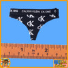 Female CK Underwear - Black Panties #2 - 1/6 Scale -