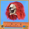 Hells Messenger Gold - Skeleton Head w/ Red Hair - 1/6 Scale -