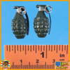 WWII 101st Ryan - Grenades (Metal) - 1/6 Scale -