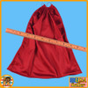 Mulan (Black) - Long Red Cloak #1 - 1/6 Scale -