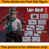 Lady Adler - Revolvers & Gun Belt Set - 1/6 Scale -