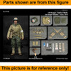 Us Ranger Combat Medic - Leather Boots (for Feet) - 1/6 Scale -