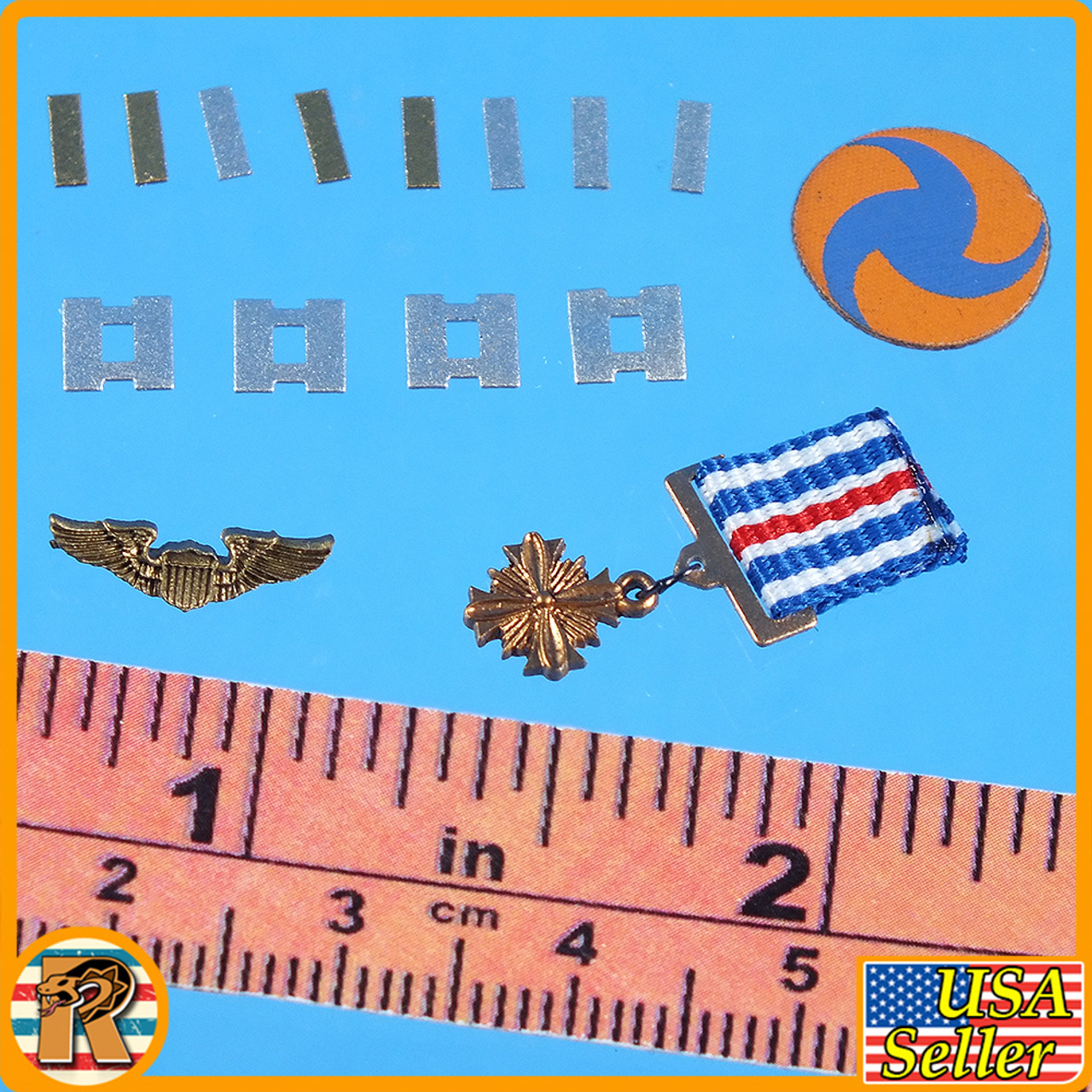 Captain Rafe USAAF - Medals, Wings, Cross Set - 1/6 Scale -