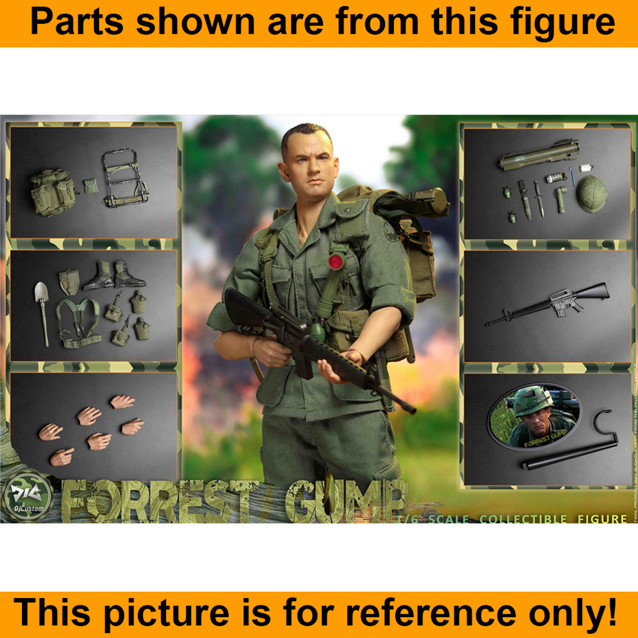 Gump in Vietnam - Uniform Set - 1/6 Scale -