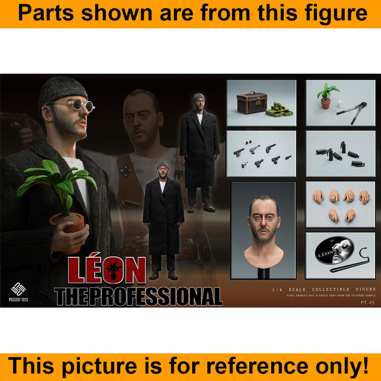 Professional Leon - Heavy Auto Pistol #3 - 1/6 Scale -