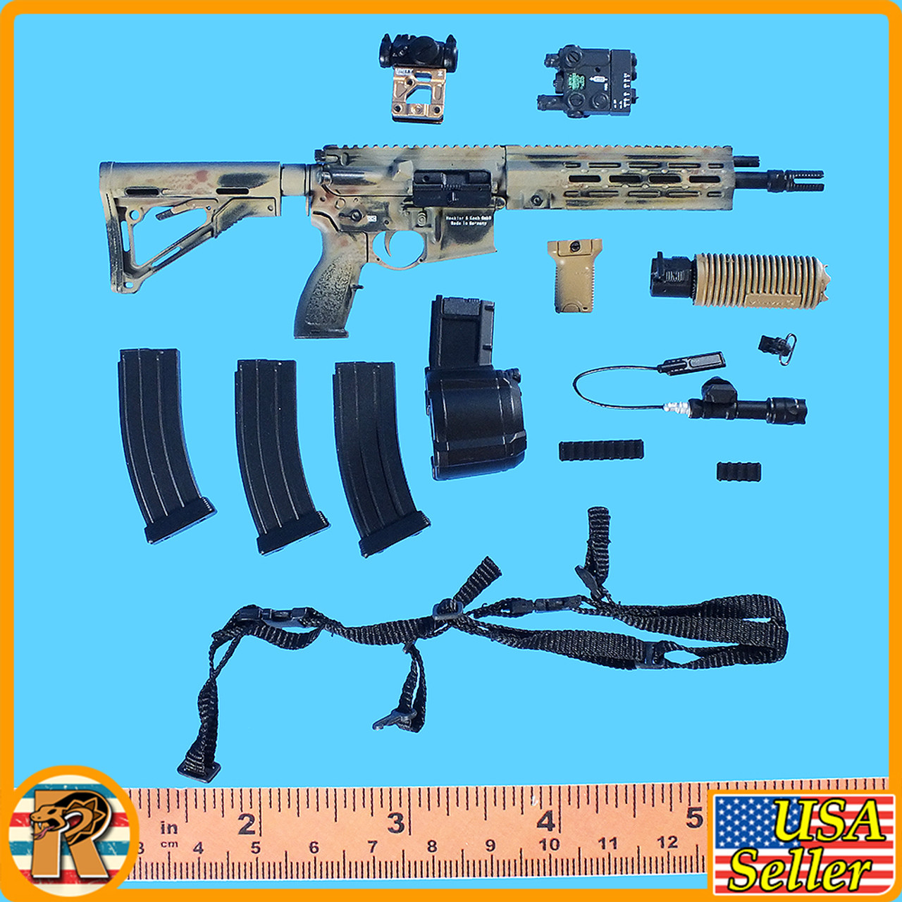 Commando Parachutiste - HK 416A5 Rifle Set - 1/6 Scale -