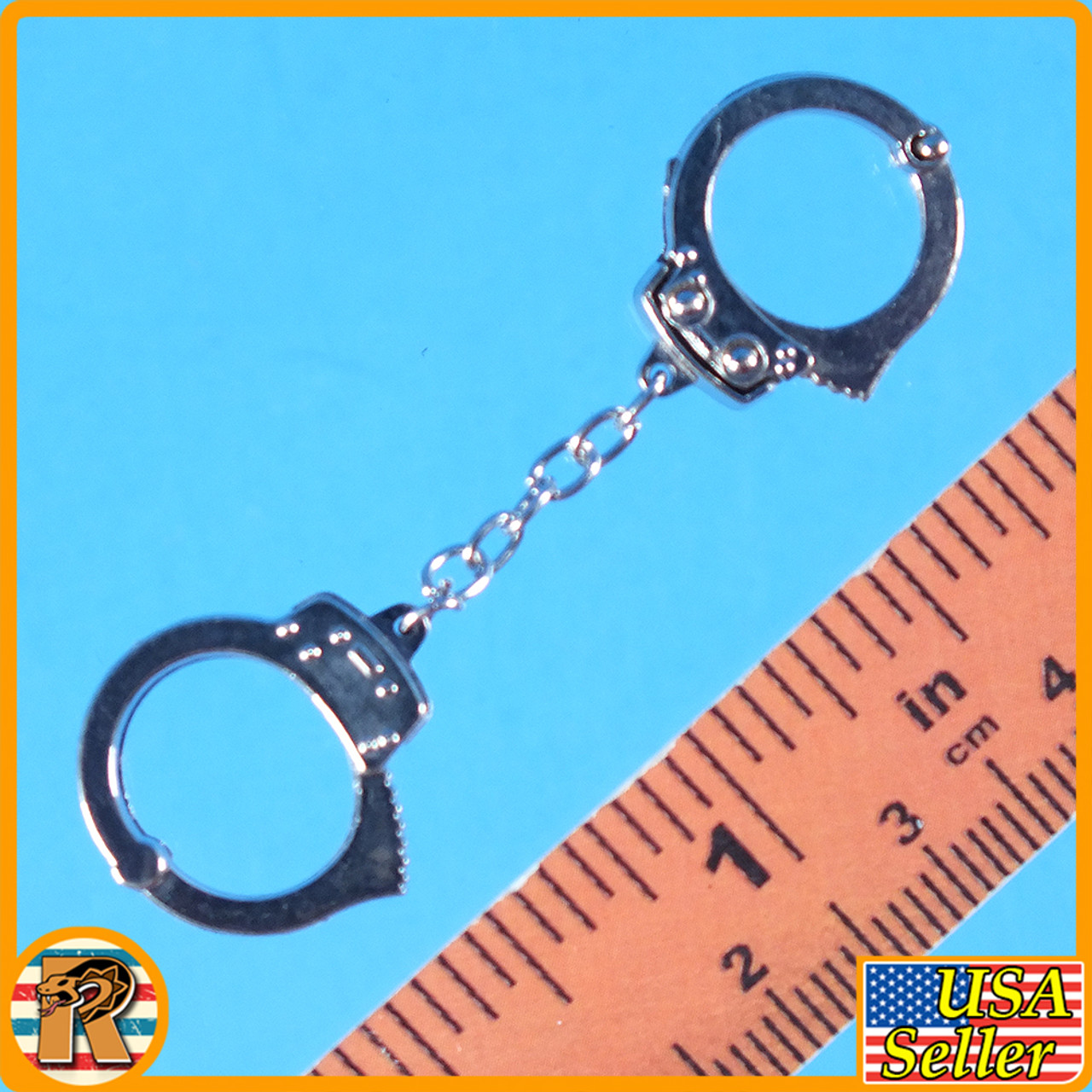 Riot Dutch DSI - Metal Handcuffs - 1/6 Scale -