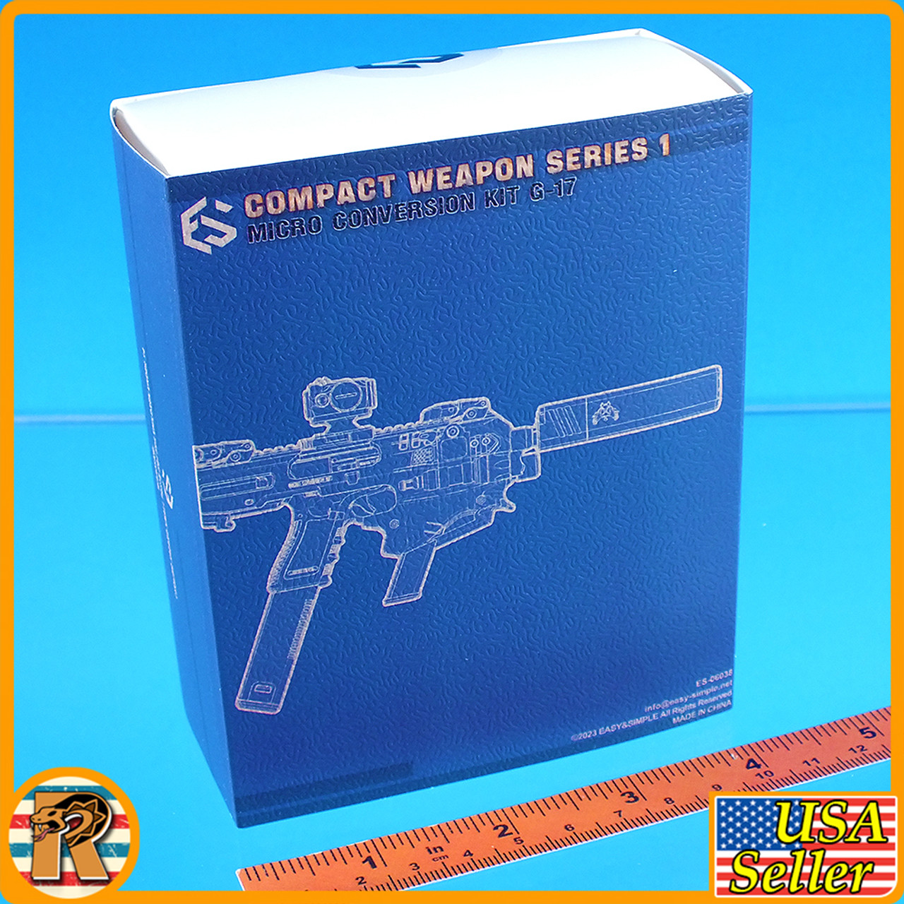 Compact Weapons #1 - Micro Conversion blue E - 1/6 Scale -