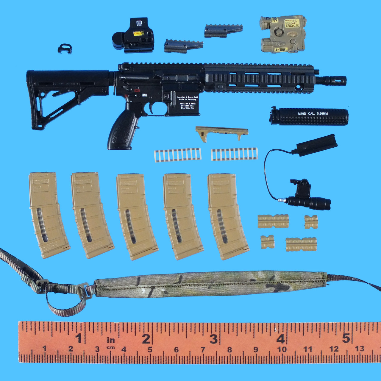13th MEU Maritime Force - M27 URG Rifle Set - 1/6 Scale -