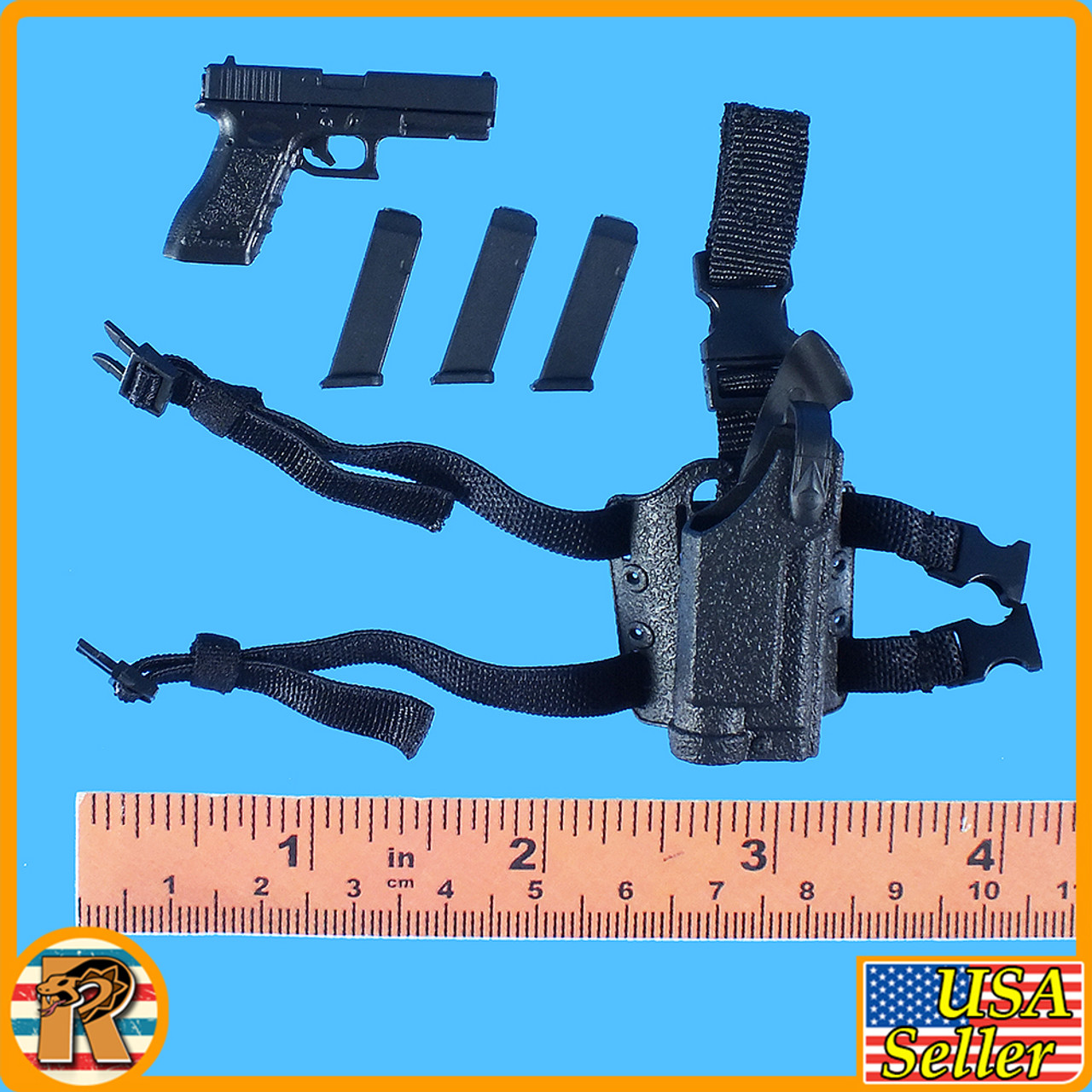 BFE+ Counter Terrorism - Pistol & Holster - 1/6 Scale -