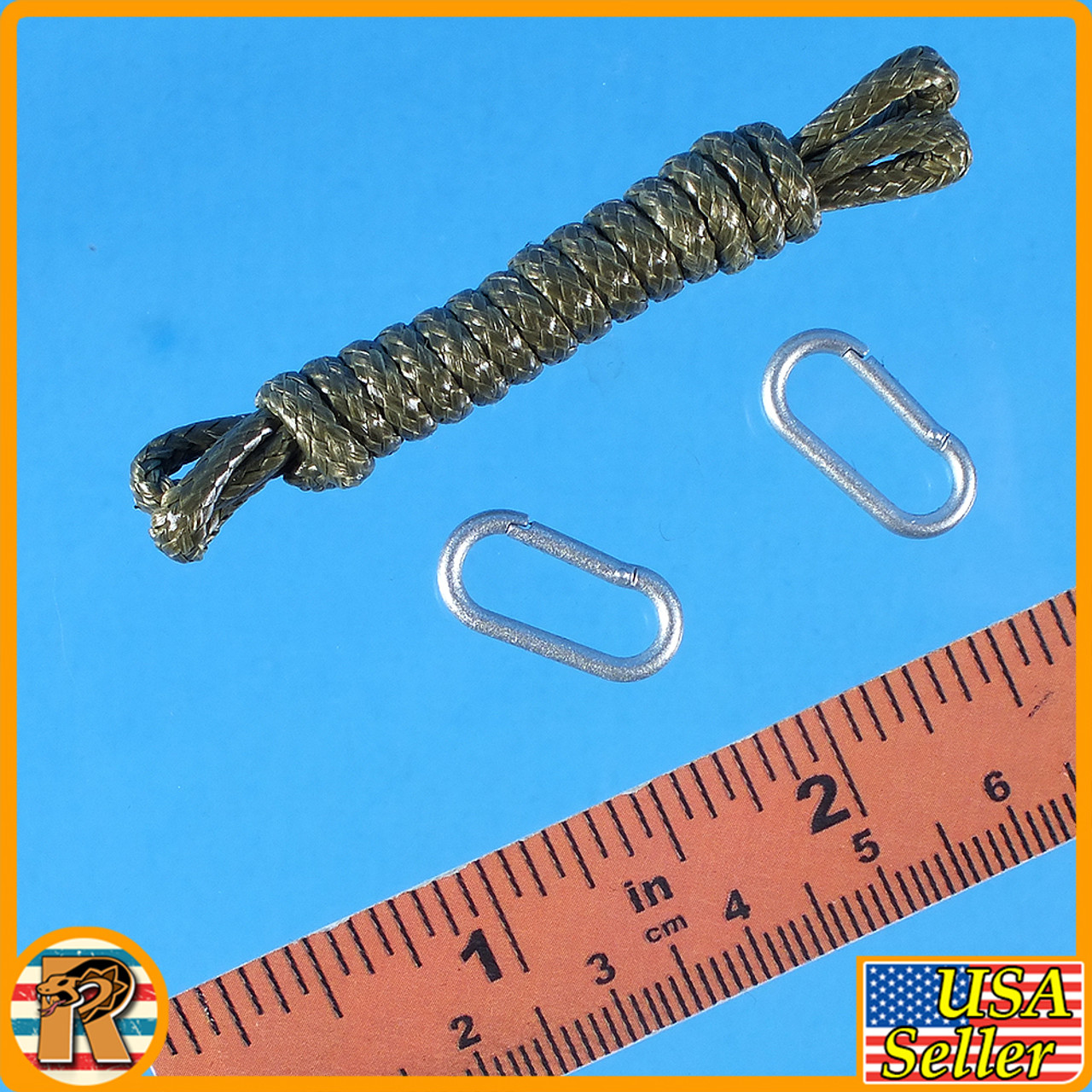 Delta Force 1980 - Rope Coil & Clips - 1/6 Scale -