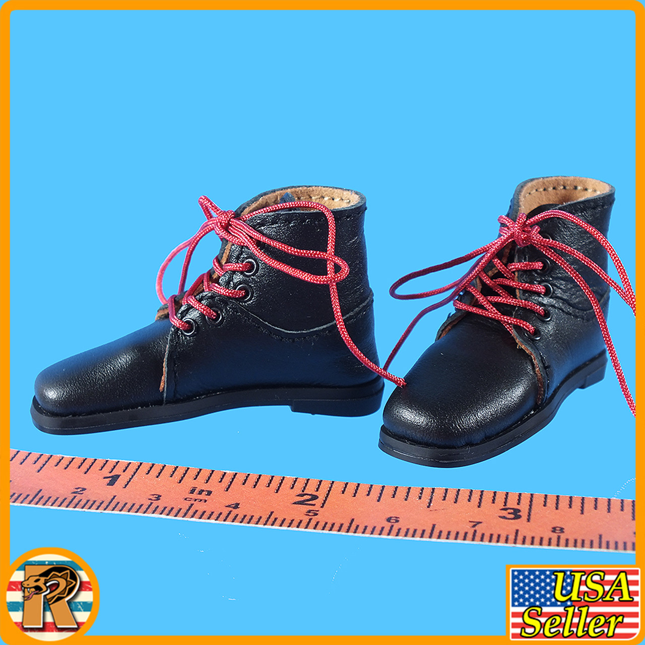 CS 4th Texas Infantry - Boots (for Feet) - 1/6 Scale -