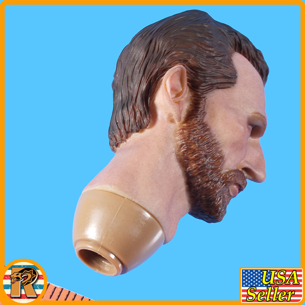 CS 4th Texas Infantry - Head w/ Neck Joint - 1/6 Scale -