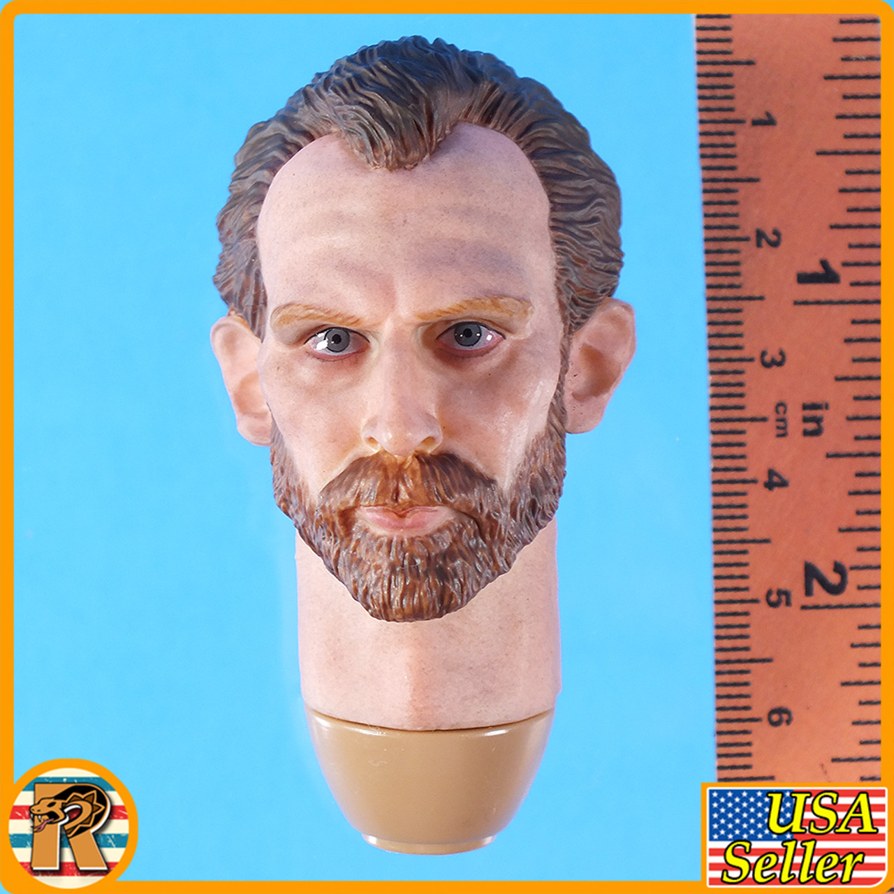 CS 4th Texas Infantry - Head w/ Neck Joint - 1/6 Scale -