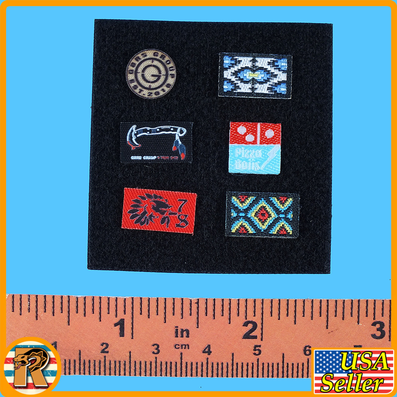 S Tactical Instructor Chpt 2 - Patches Set - 1/6 Scale