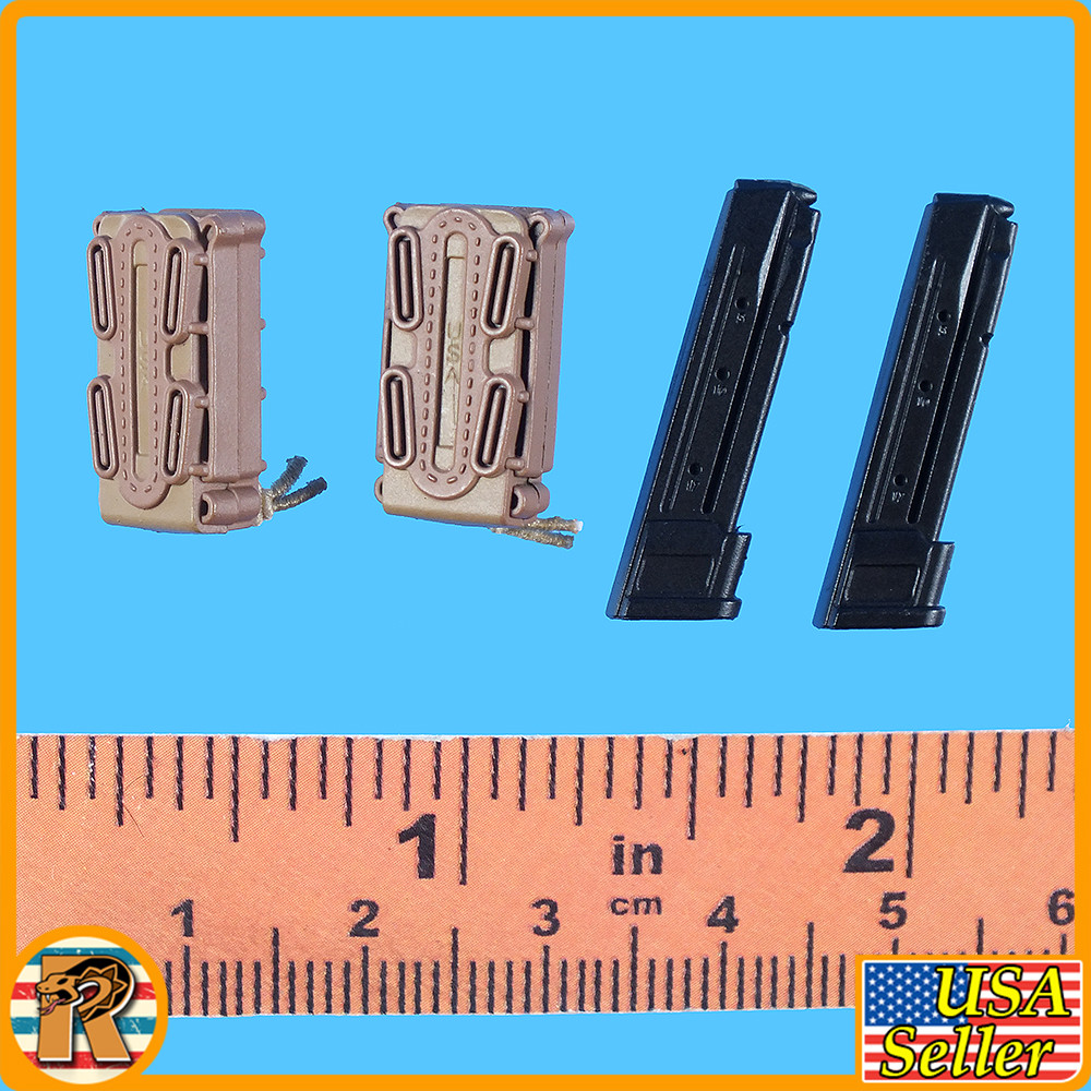 S Tactical Instructor Chpt 2 - Pistol Mags & Pouches - 1/6 Scale