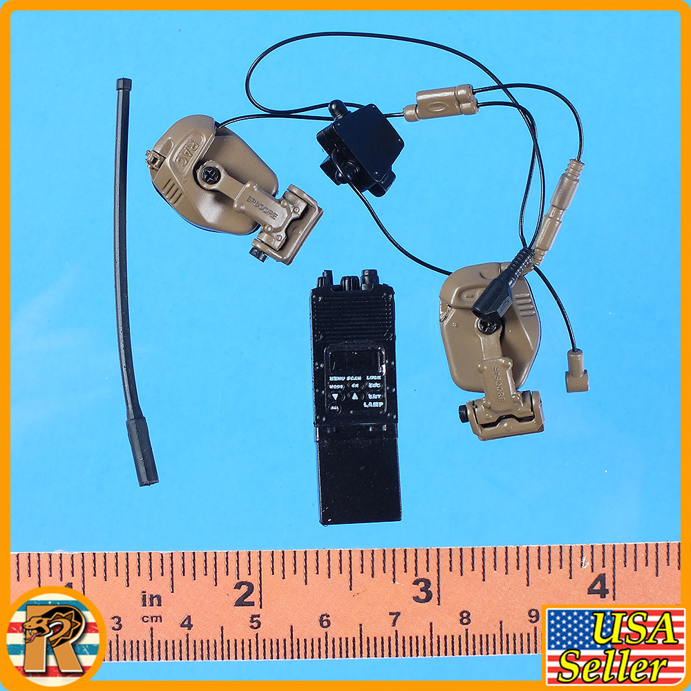 M49 Special Force - Radio Set (for Helmet) - 1/6 Scale Part - Mini Times