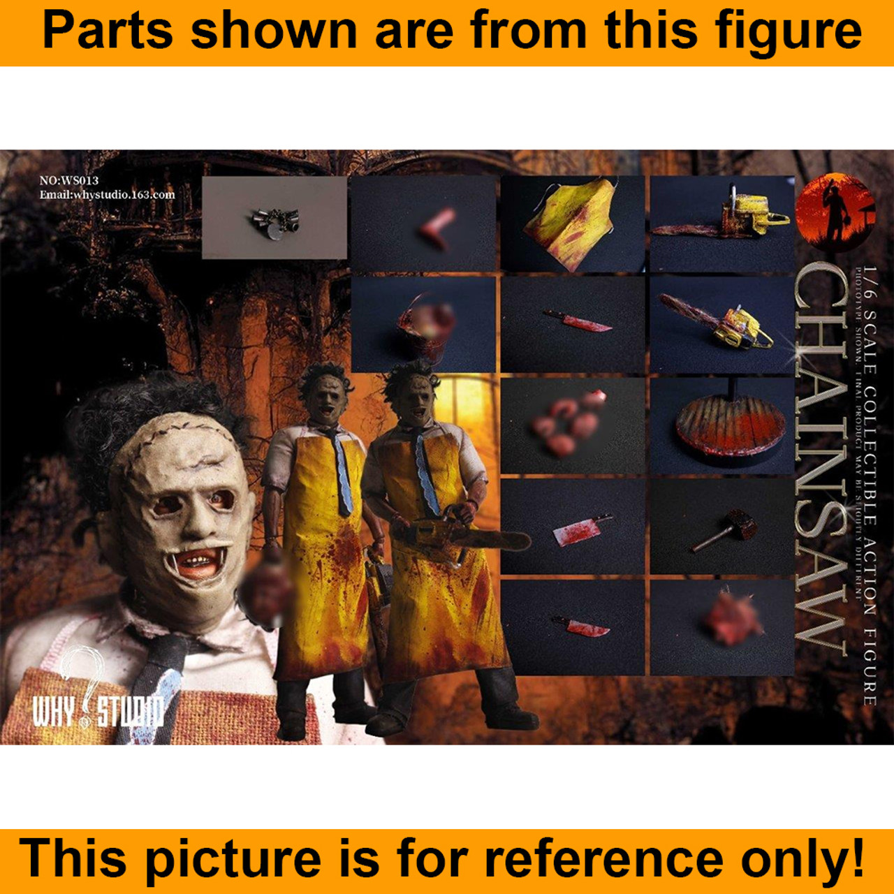 Leatherface - Bloody Foot Part - 1/6 Scale