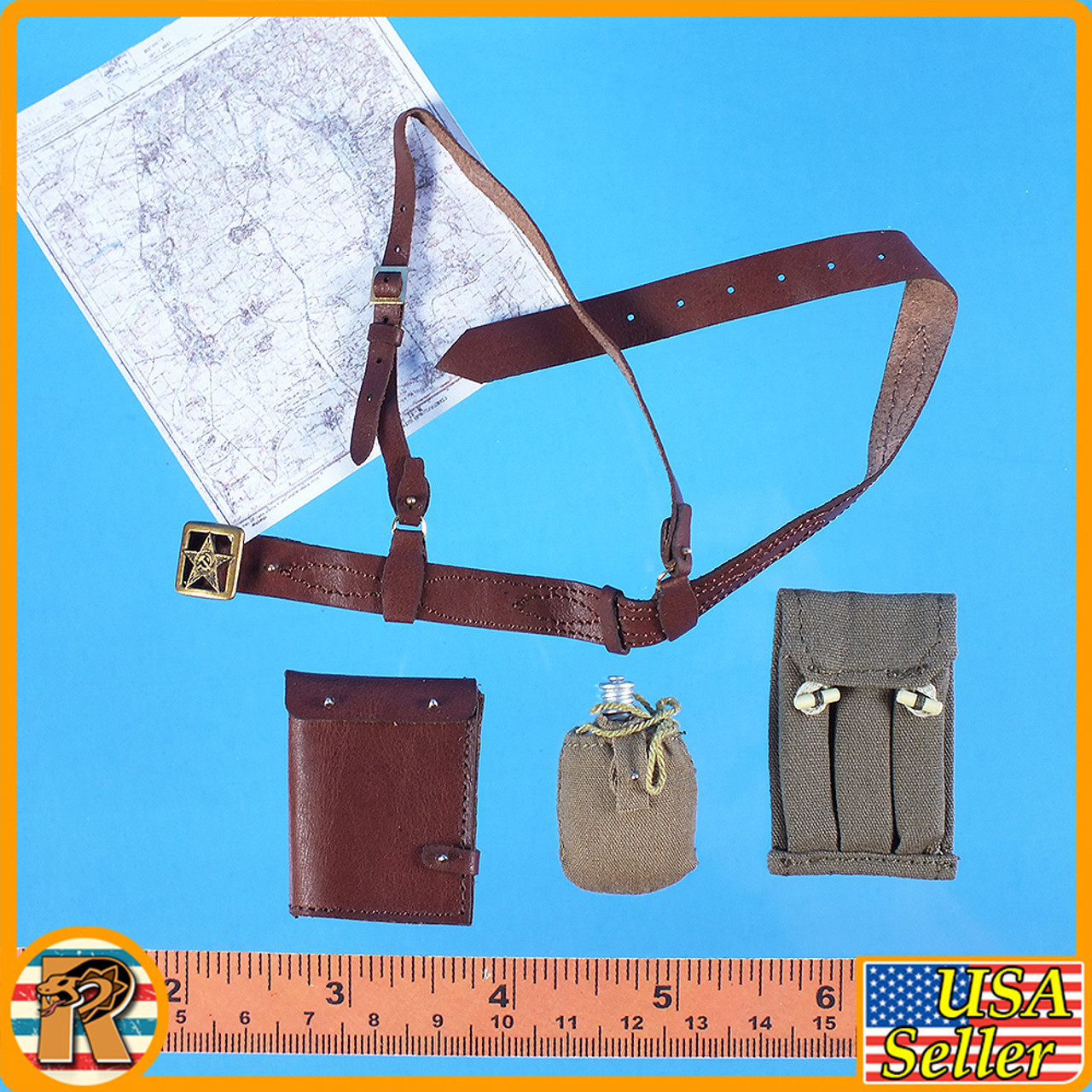 Viktor Soviet Infantry - Belt Set w/ Gear - 1/6 Scale