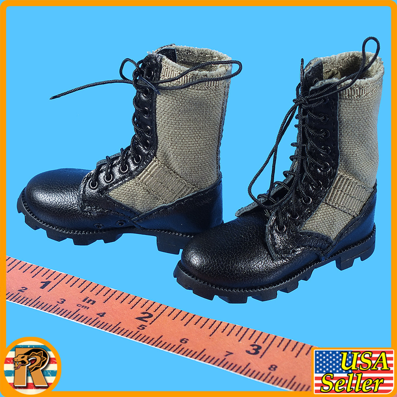 MACV-SOG Cross Border  - Jungle Boots (for Feet) - 1/6 Scale