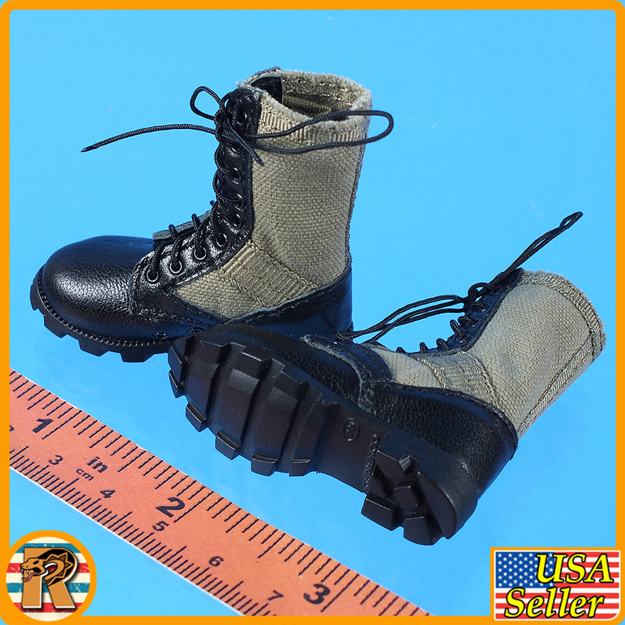 MACV-SOG Cross Border  - Jungle Boots (for Feet) - 1/6 Scale