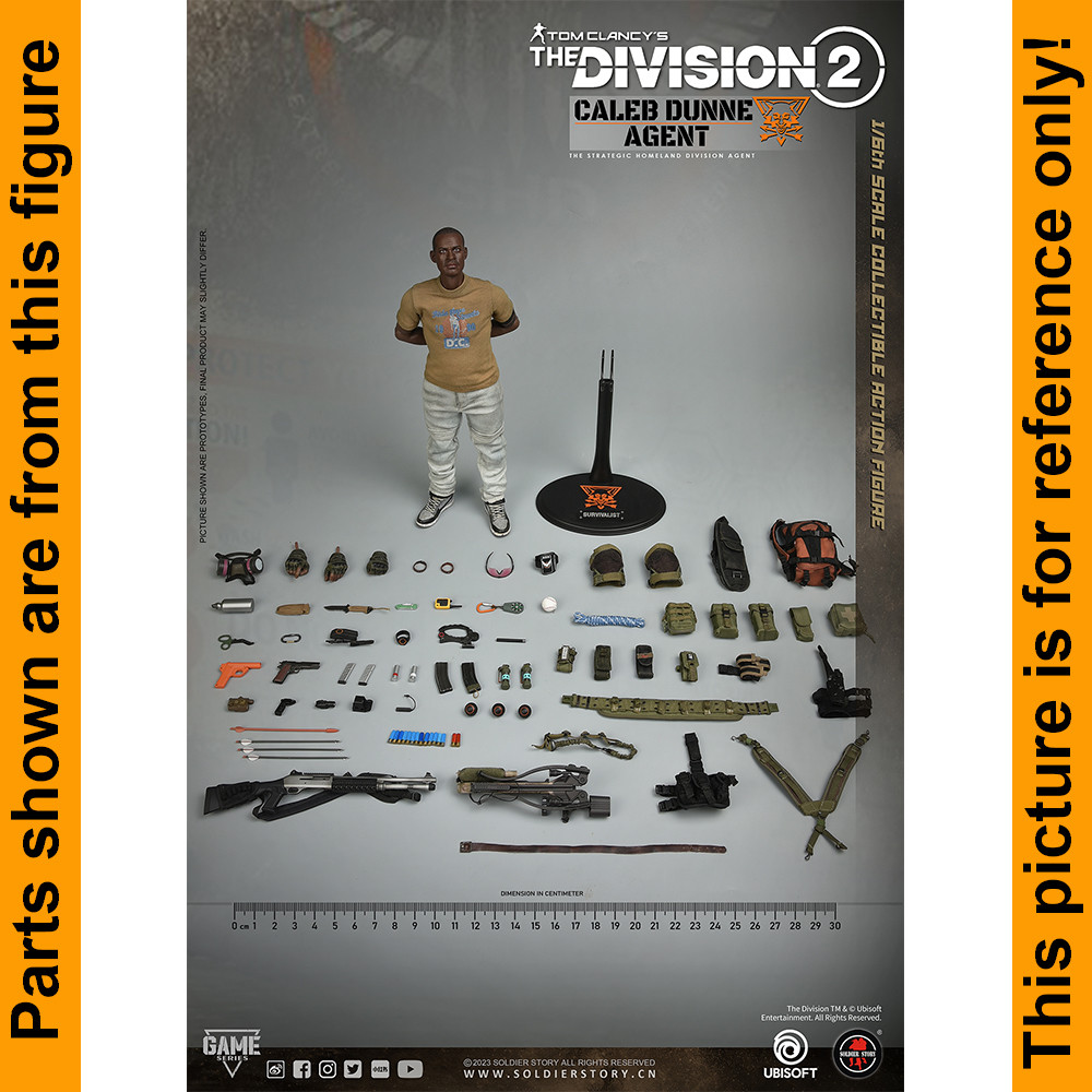 Caleb Dunne Division 2 - Grenade & Mine Set - 1/6 Scale Part - Soldier Story