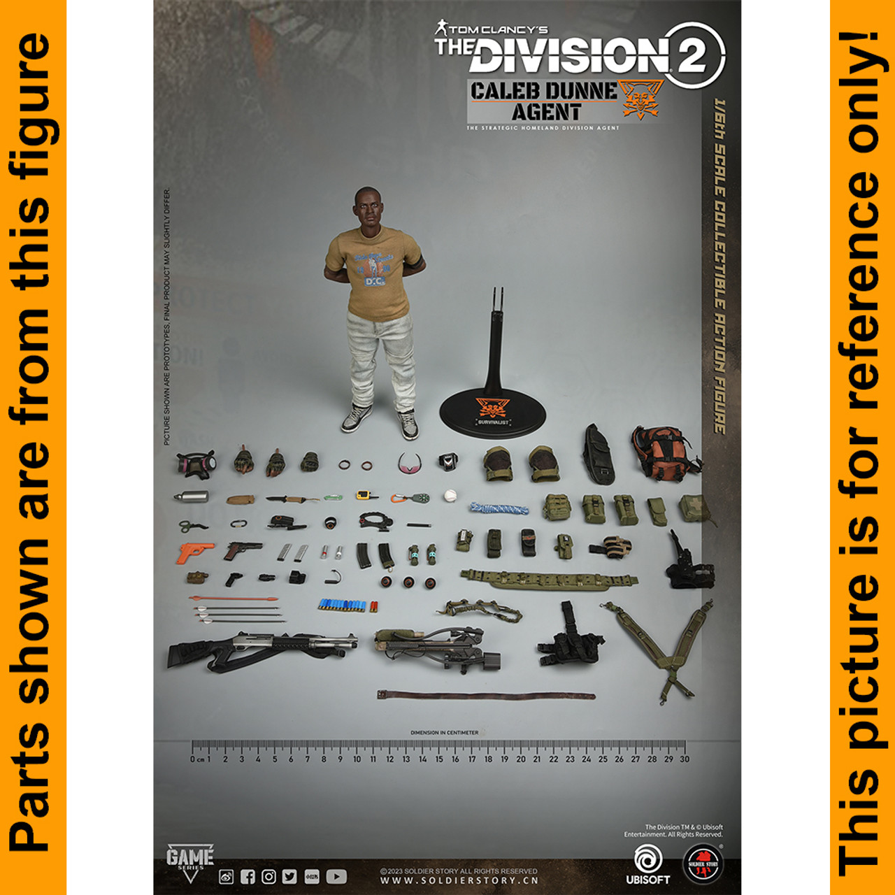 Caleb Dunne Division 2 - Blue Jean Pants - 1/6 Scale