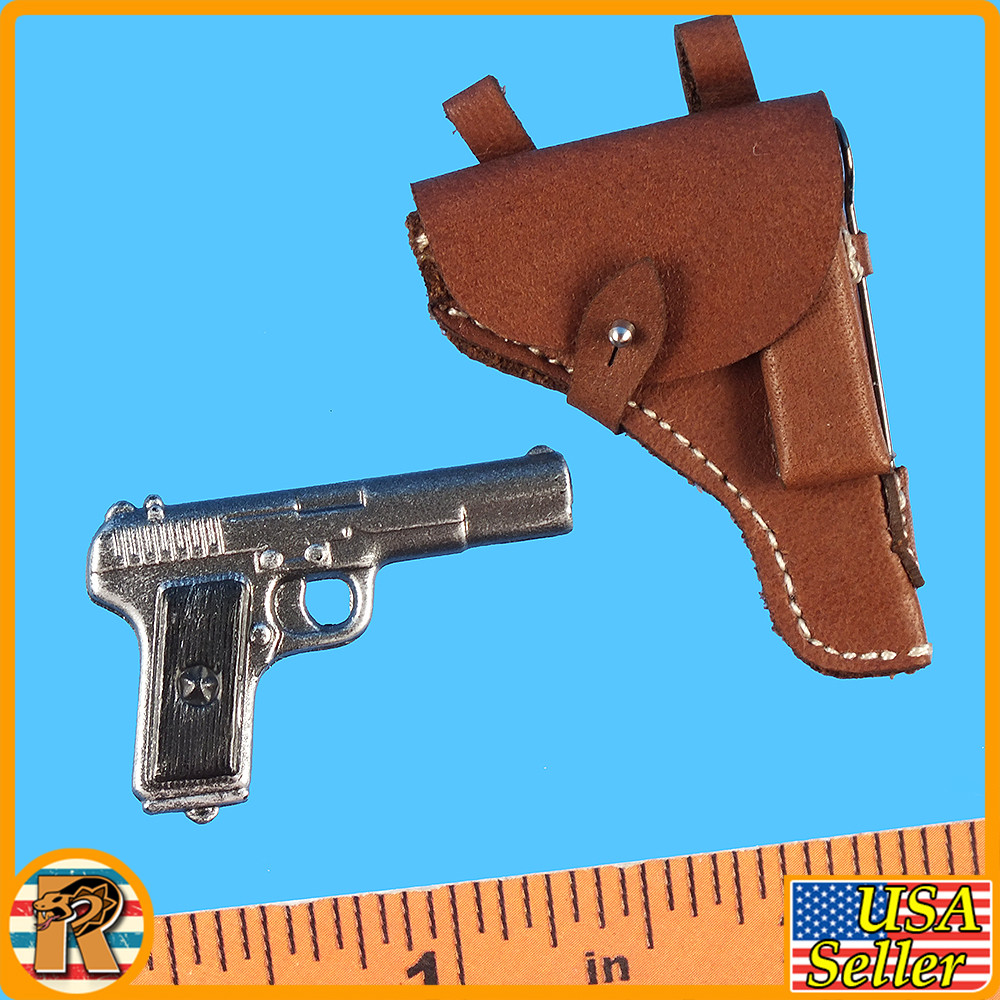 Soviet Mountain Infantry - Leather Belt Set - 1/6 Scale