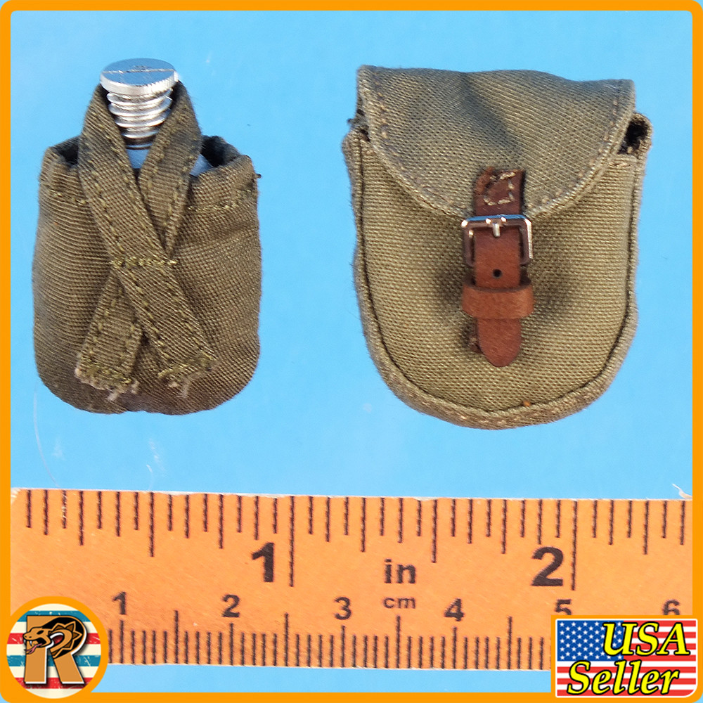 Soviet Mountain Infantry - Leather Belt Set - 1/6 Scale