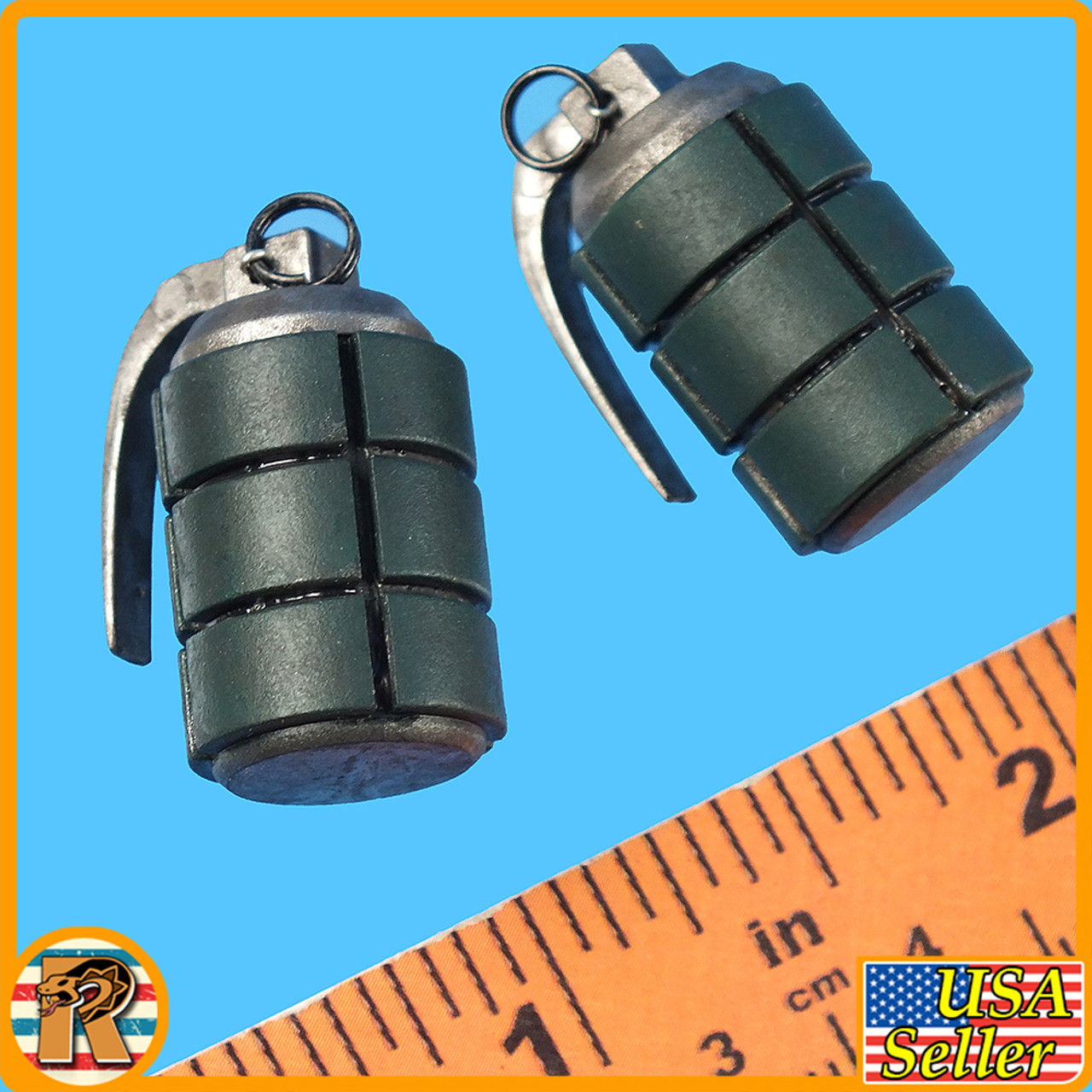 Death Korps - 2x Frag Grenades #1 - 1/6 Scale