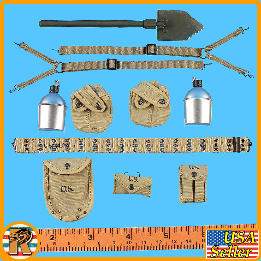 Sledge Hammer Mortar Team - Web Belt Set w/ Gear - 1/6 Scale