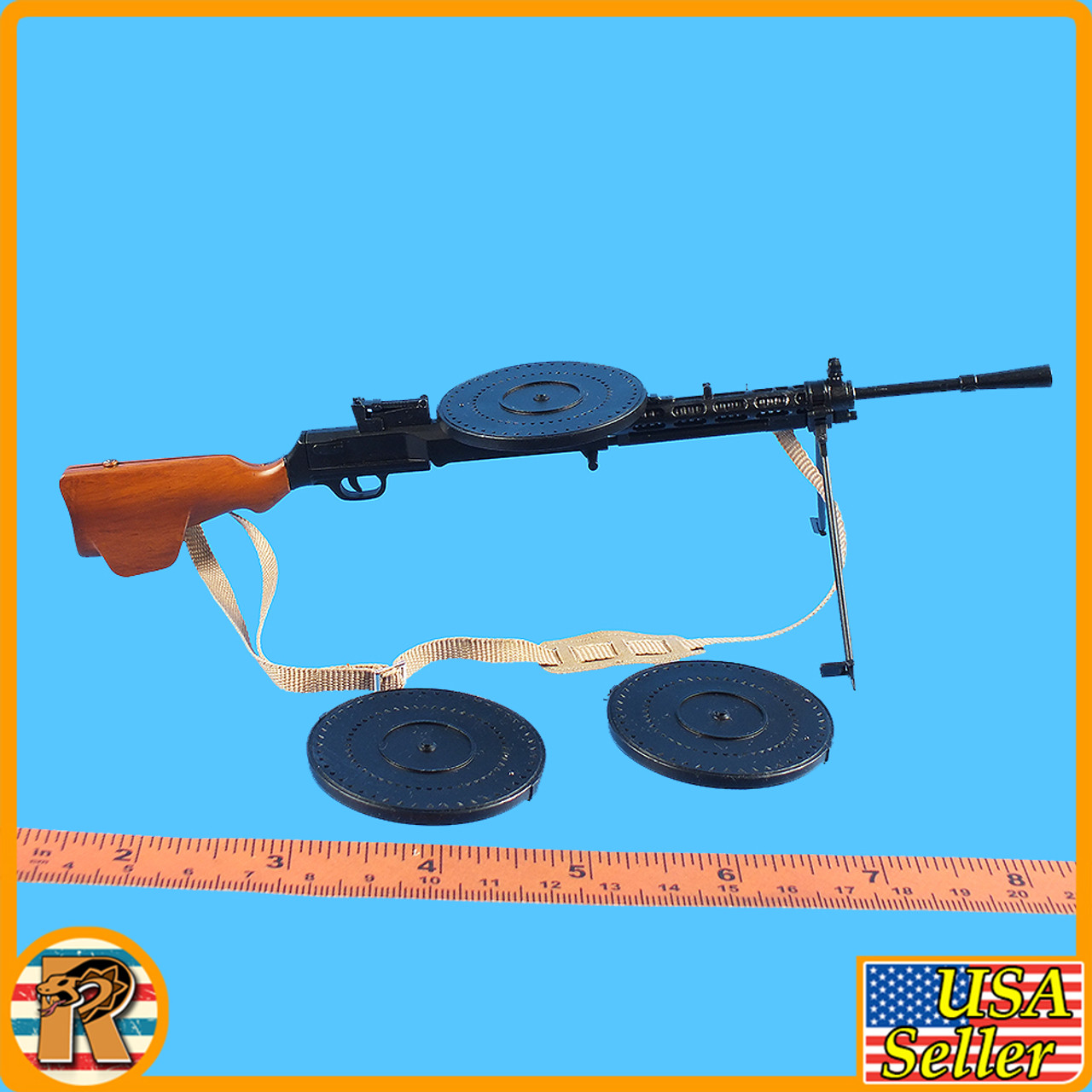 Soviet Airborne WWII - DP28 Machine Gun Set - 1/6 Scale