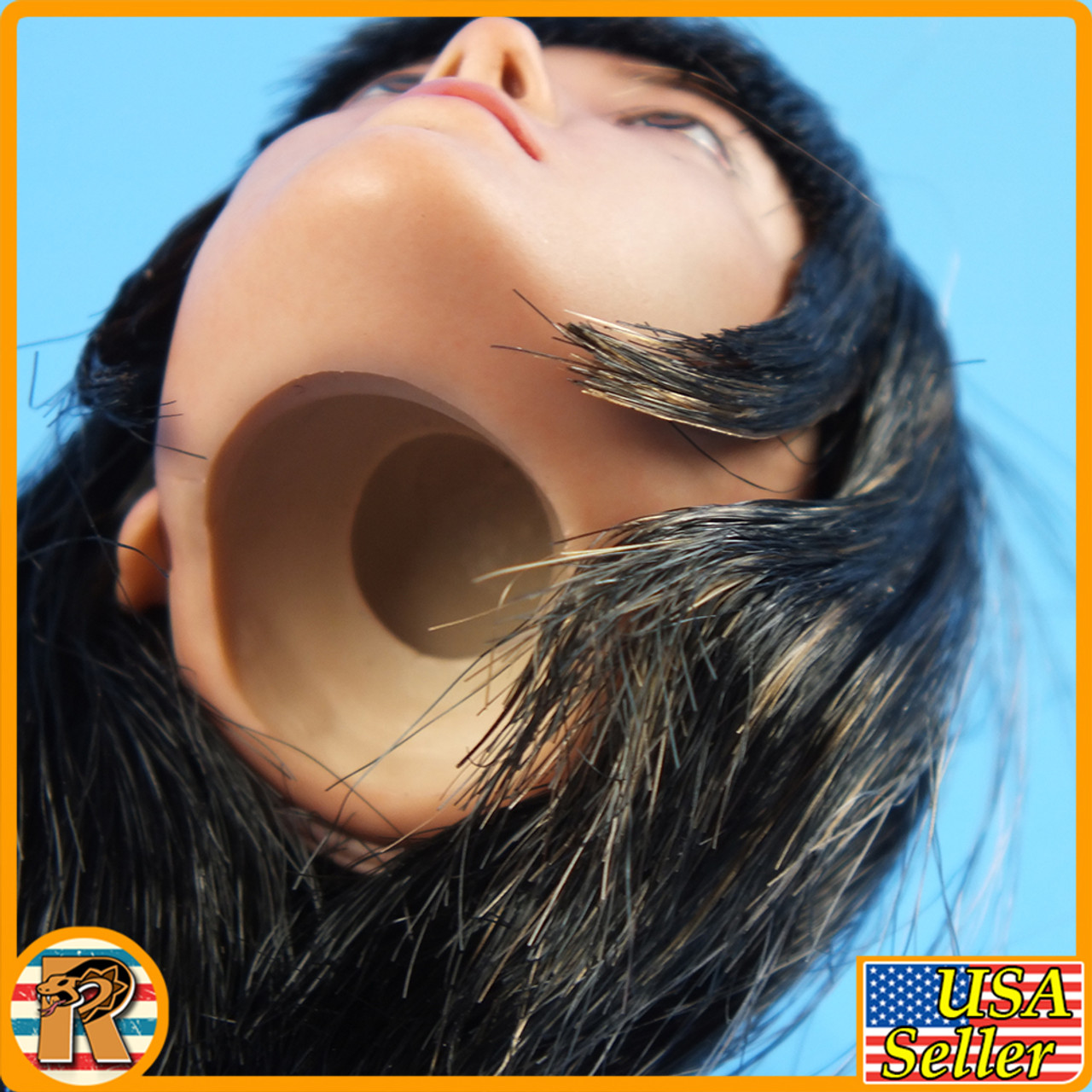 Taego PUBG Battlegrounds - Head w/ Rooted Hair - 1/6 Scale