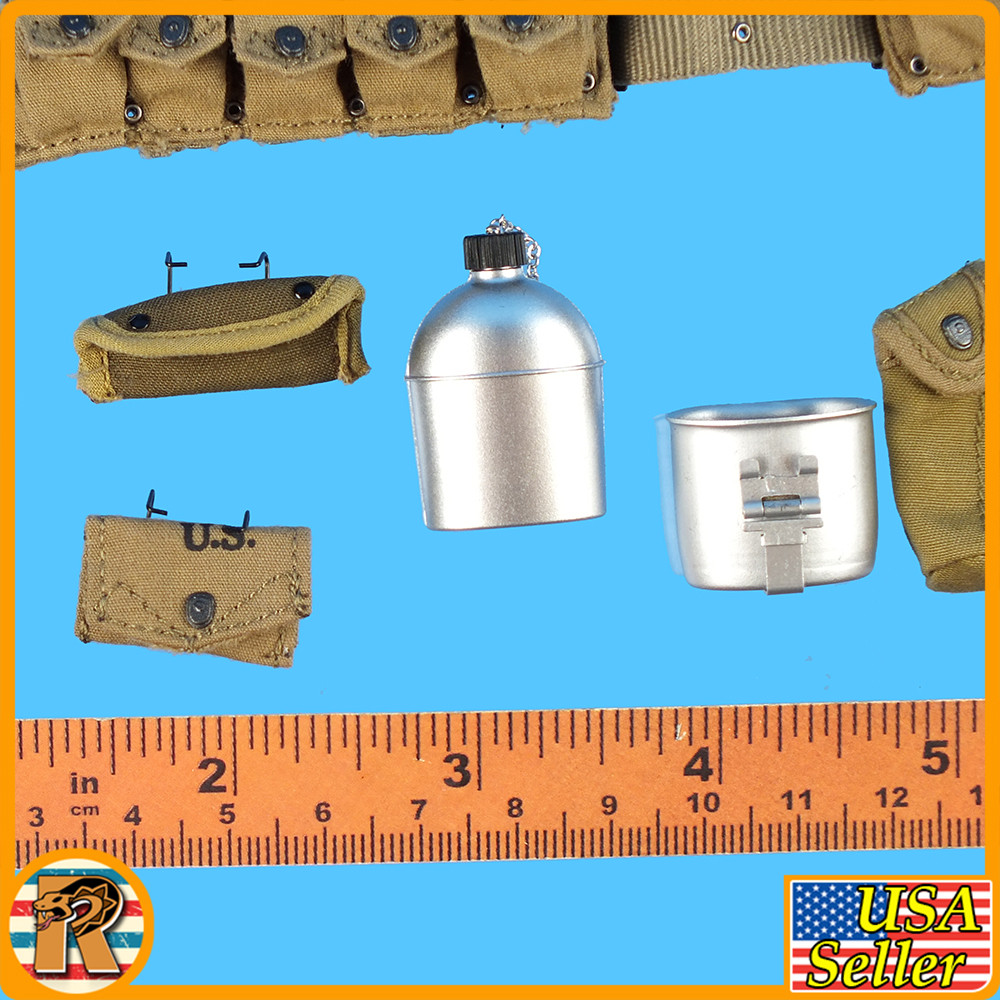 US Armored Infantry Normandy - Full Belt Set w/ Gear - 1/6 Scale