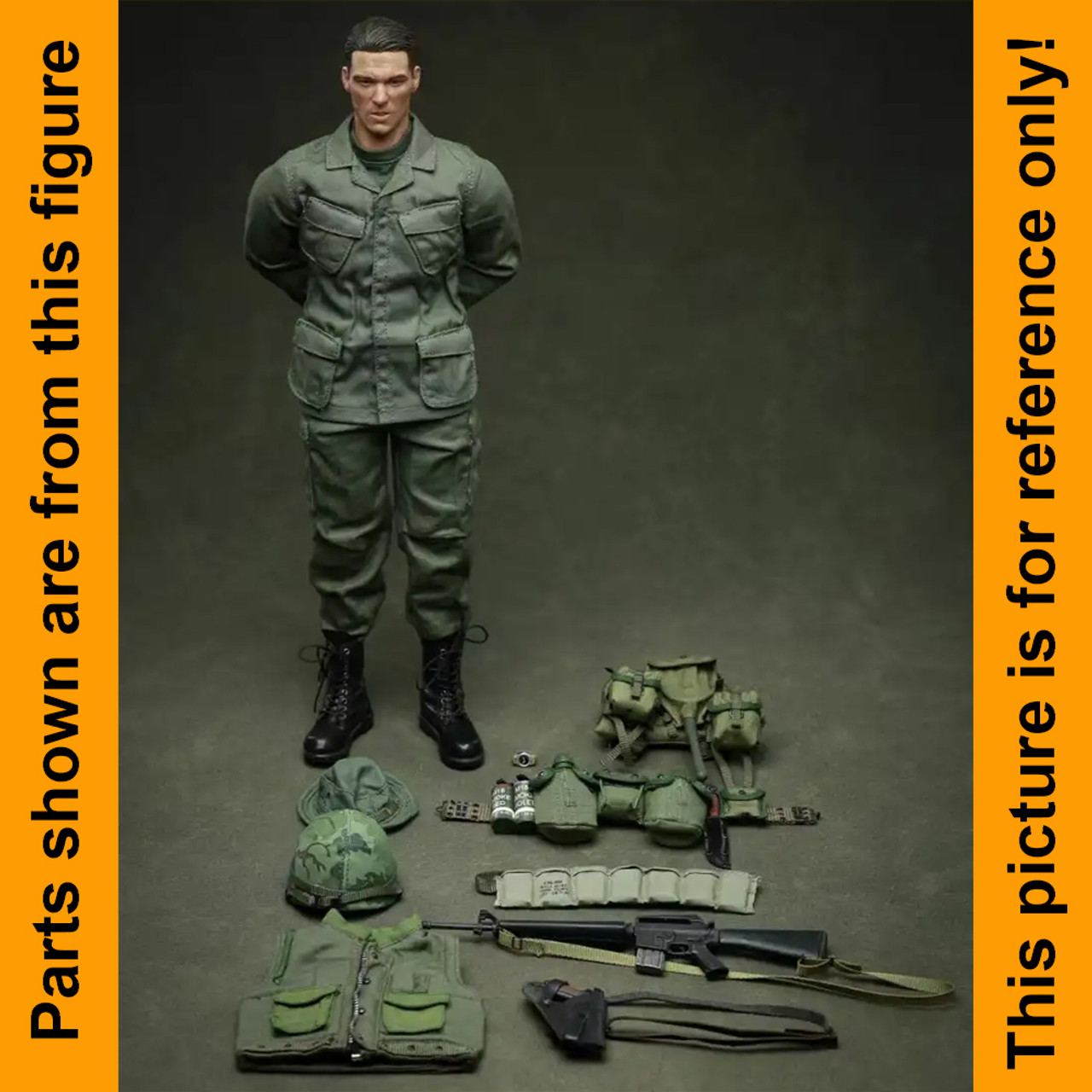 Vietnam Era Male - 1911 w/ Shoulder Holster - 1/6 Scale Vietnam Era Male - 1911 w/ Shoulder Holster - 1/6 Scale