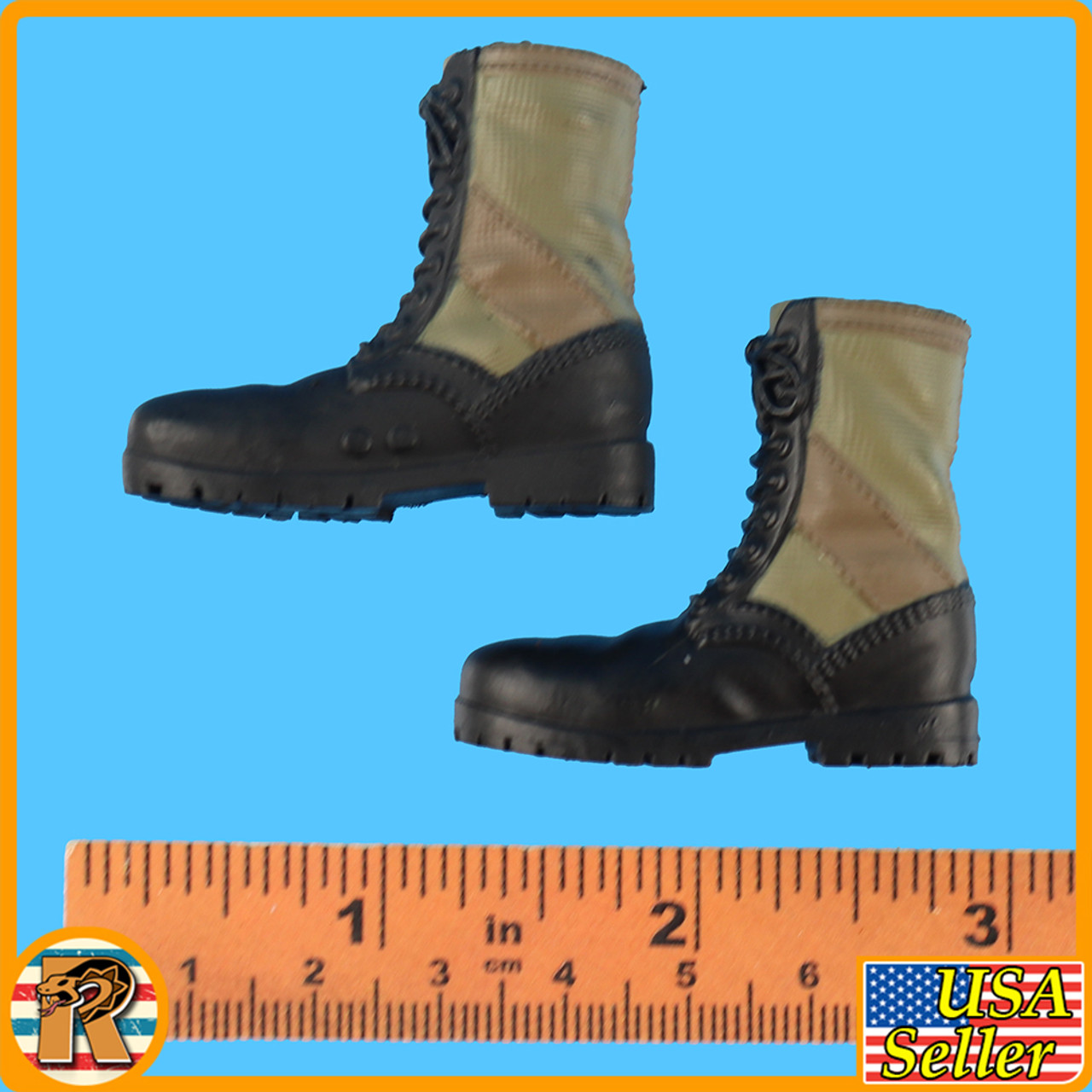 Vietnam Era Female - Panama Boots (for Balls) - 1/6 Scale