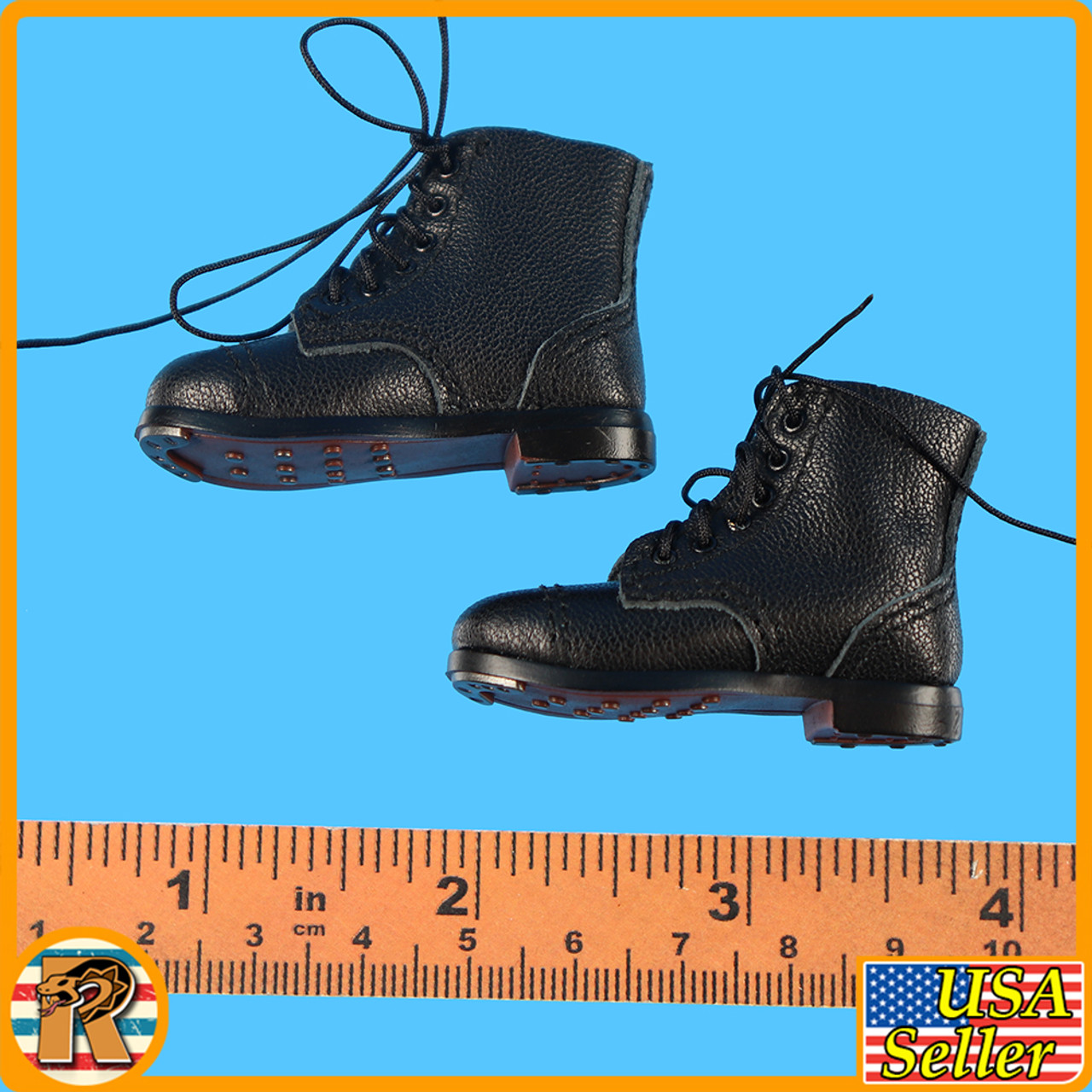 Darkest Hour British Infantry - Boots (for Feet) - 1/6 Scale