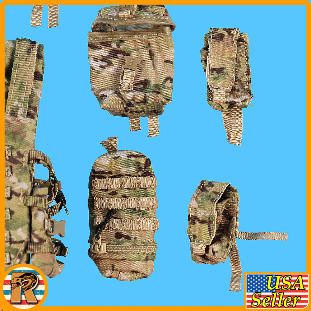 Air Assault 101st - Full Vest & Pouches Set - 1/6 Scale Part - Mini Times
