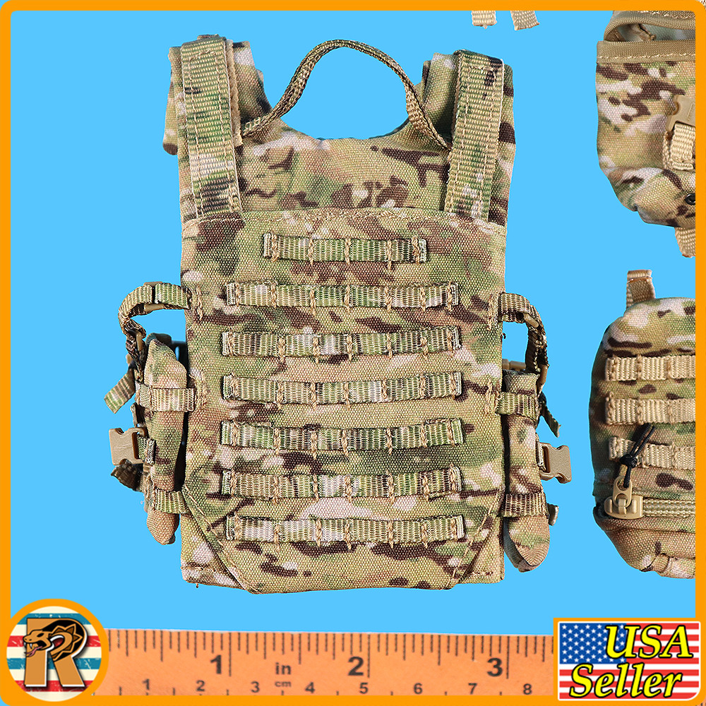 Air Assault 101st - Full Vest & Pouches Set - 1/6 Scale Part - Mini Times