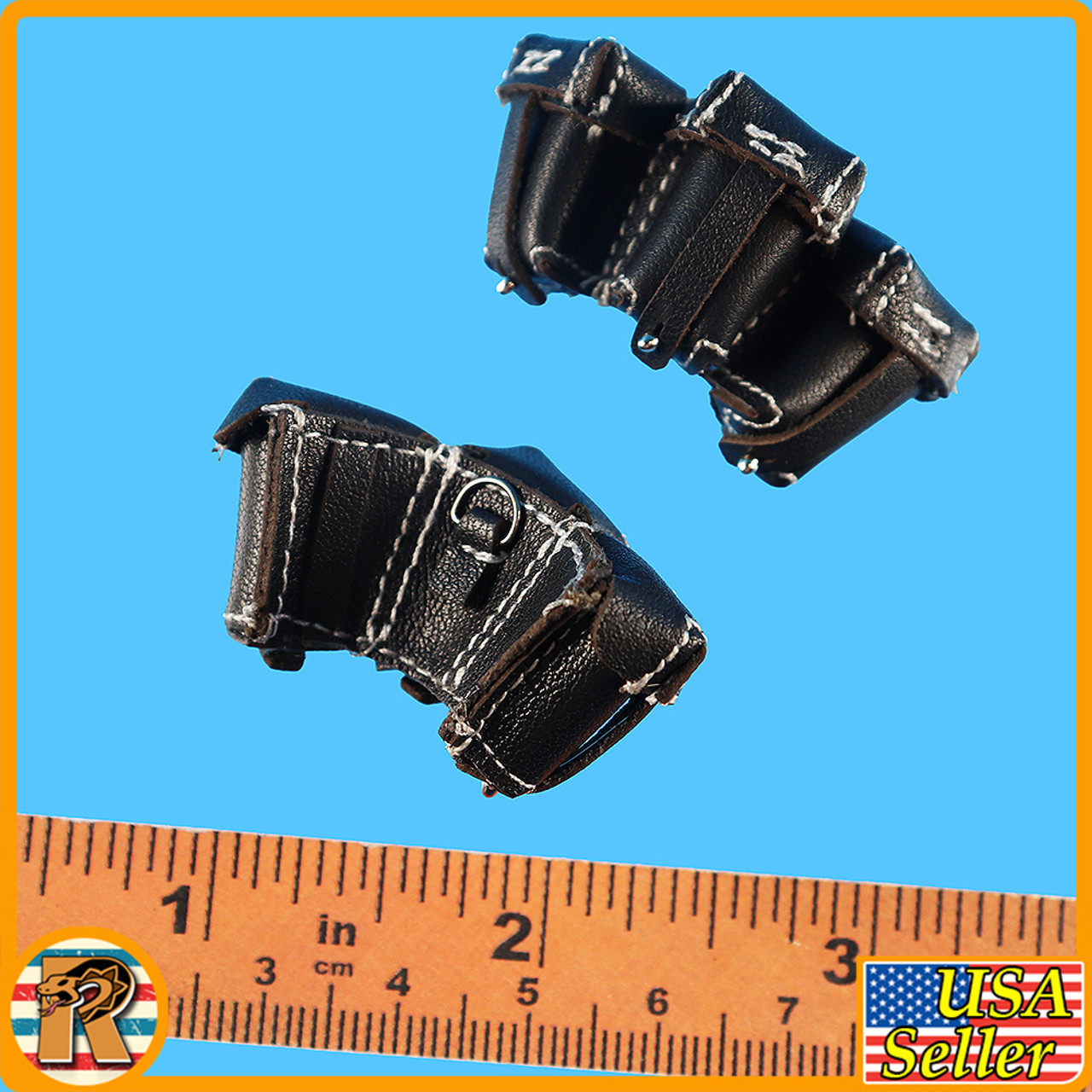 Jurgen German Mine Detector - KAR Ammo Pouches - 1/6 Scale