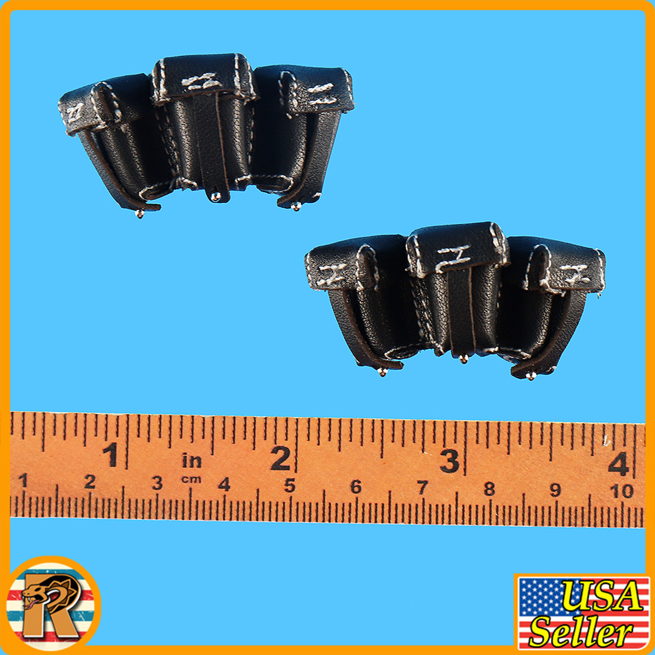 Jurgen German Mine Detector - KAR Ammo Pouches - 1/6 Scale