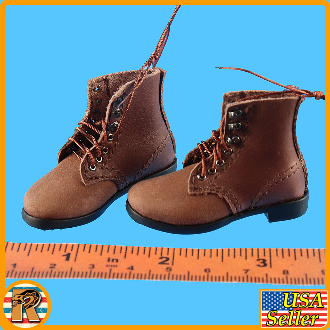 Jurgen German Mine Detector - Boots & Leggings - 1/6 Scale