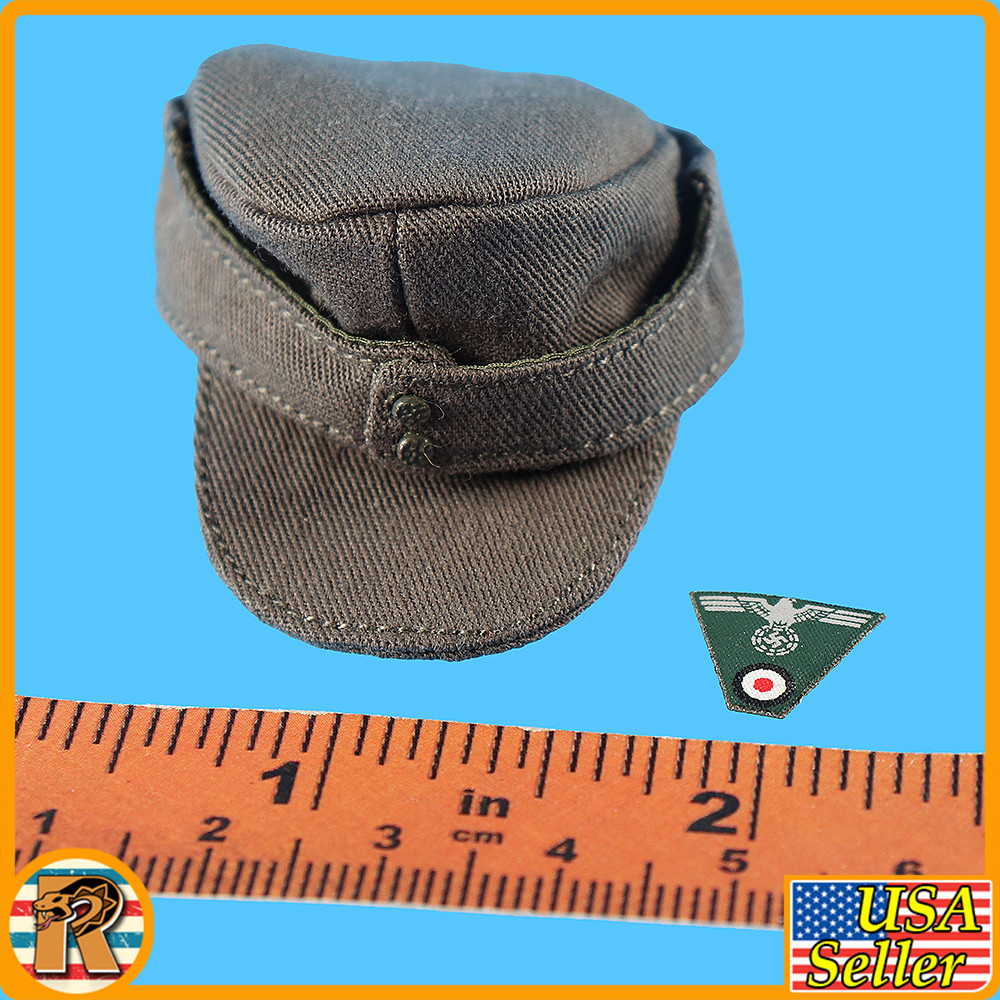 Jurgen German Mine Detector - Field Hat w/ Patch - 1/6 Scale