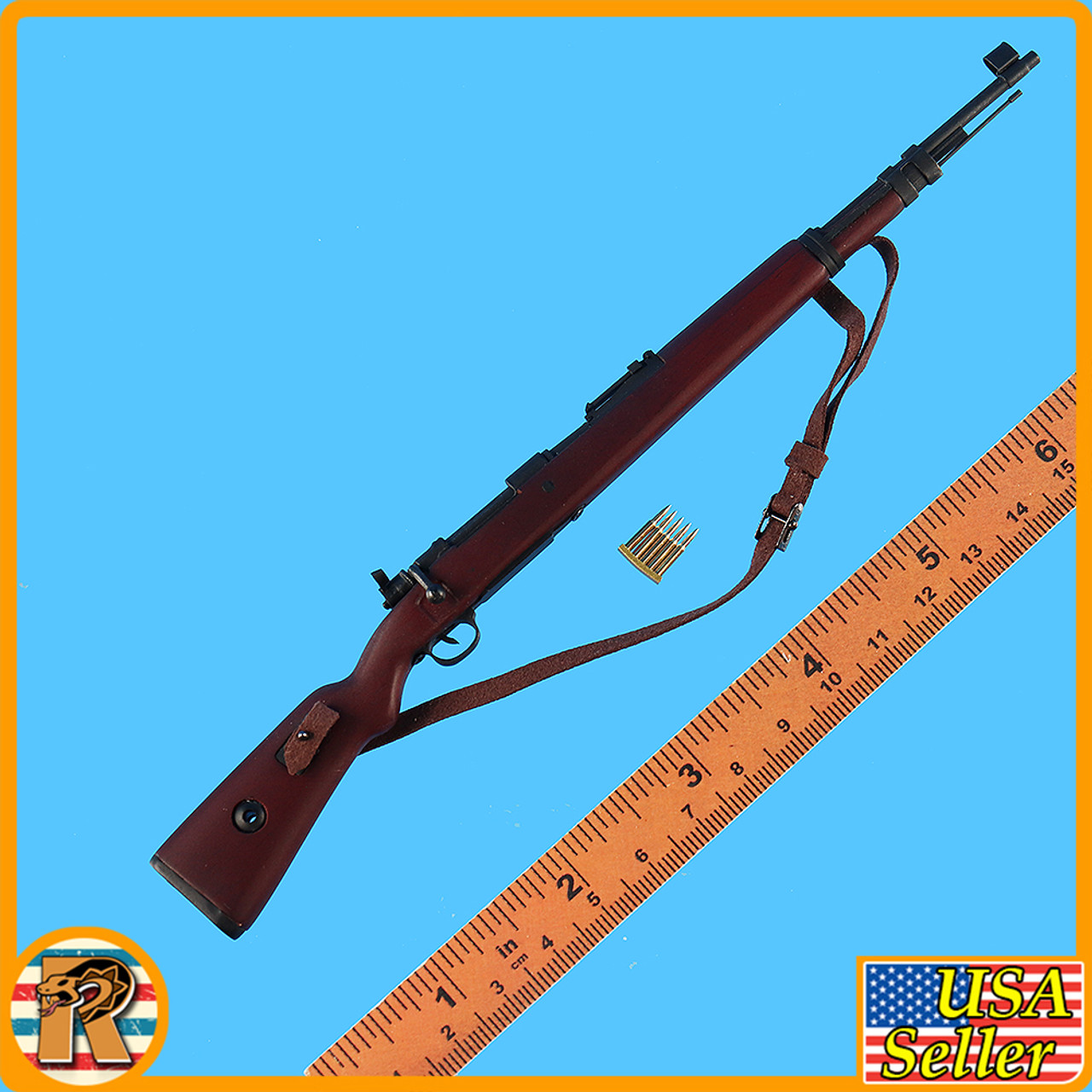 Jurgen German Mine Detector - K98 Rifle (Wood & Metal) - 1/6 Scale