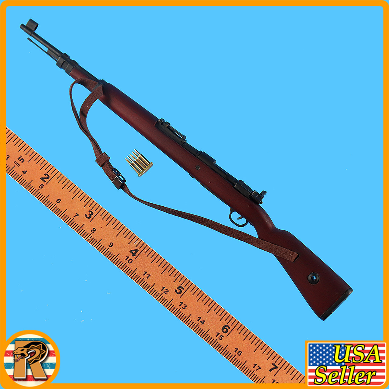 Jurgen German Mine Detector - K98 Rifle (Wood & Metal) - 1/6 Scale