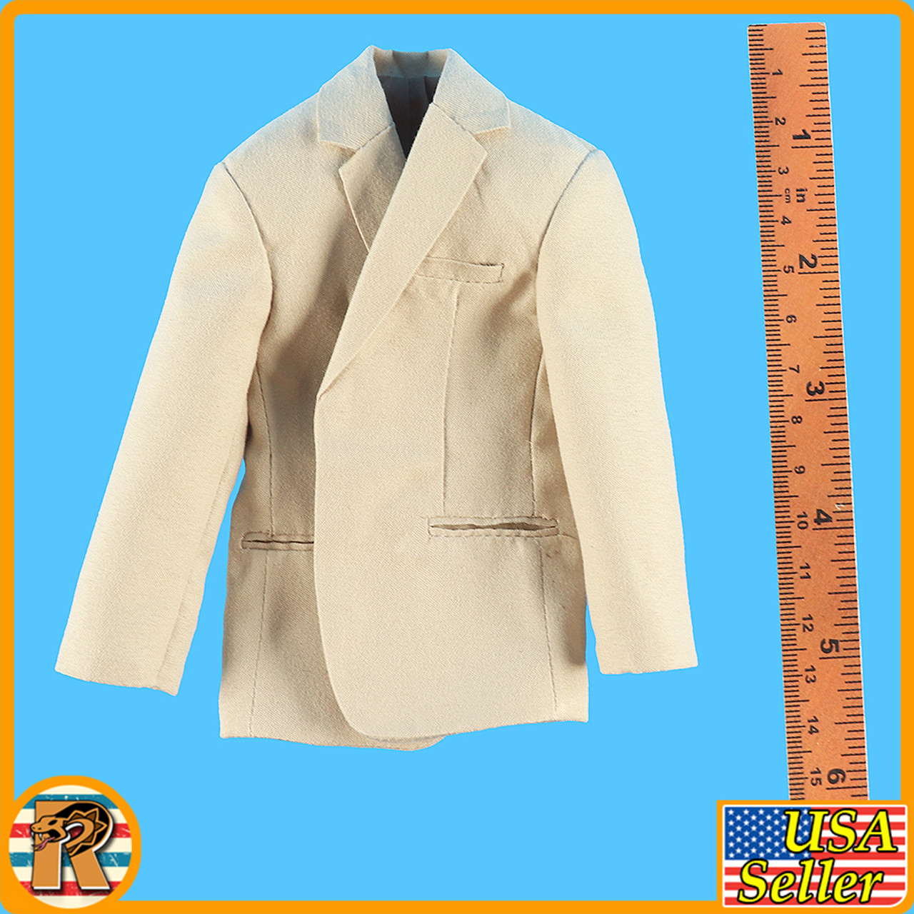 Poison Police - Beige Dress Suit & Belt - 1/6 Scale