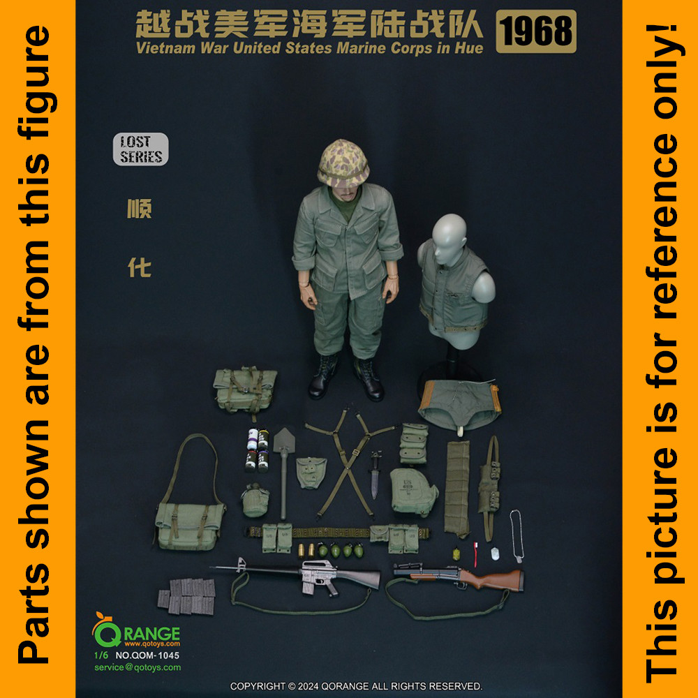 Vietnam USMC Hue - Frag Grenades #1 - 1/6 Scale Part - Qorange