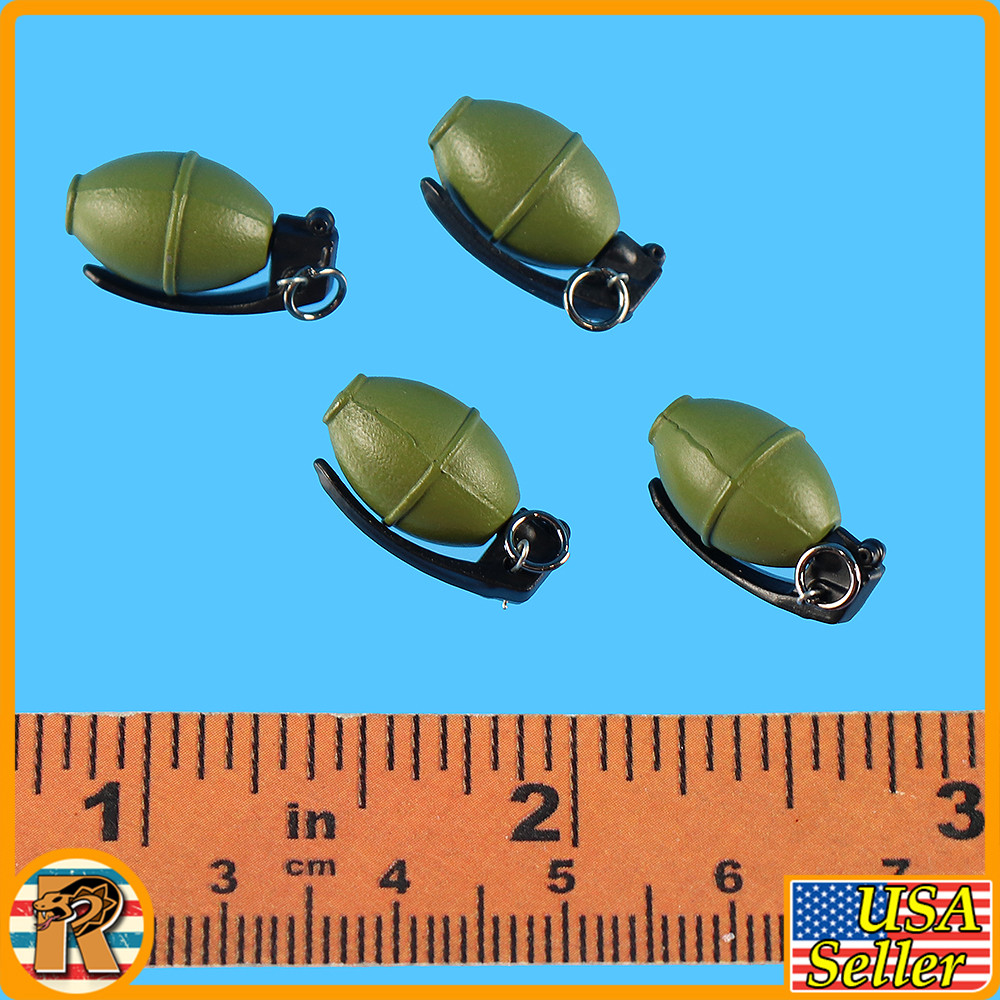Vietnam USMC Hue - Frag Grenades #1 - 1/6 Scale Part - Qorange